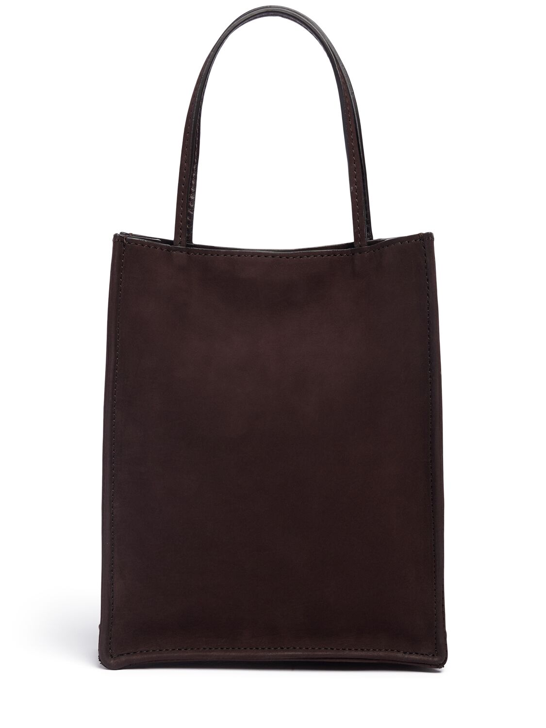The Row Small To Go Suede Top Handle Bag