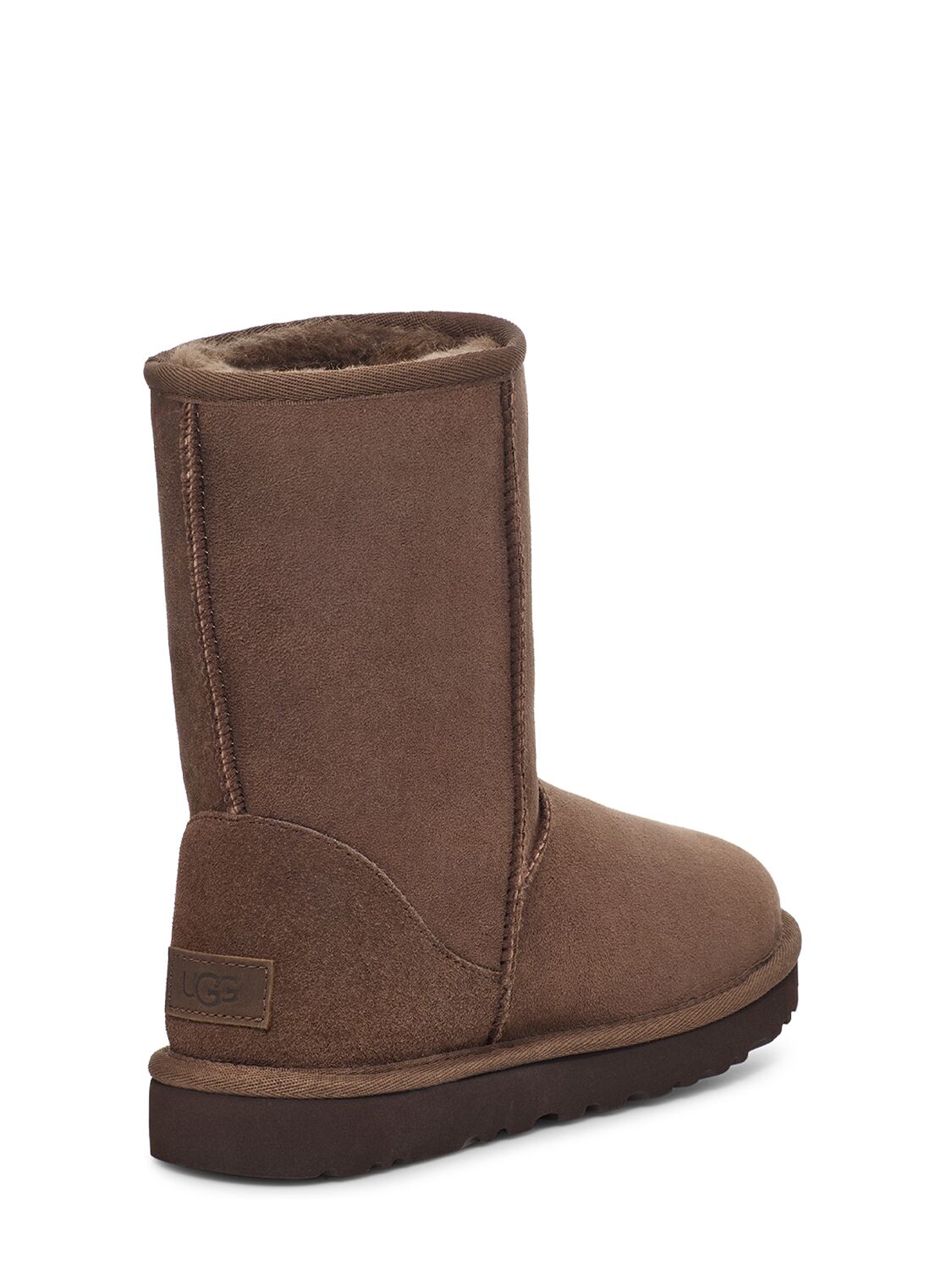 Shop Ugg 10mm Classic Short Ii Shearling Boots In 棕色