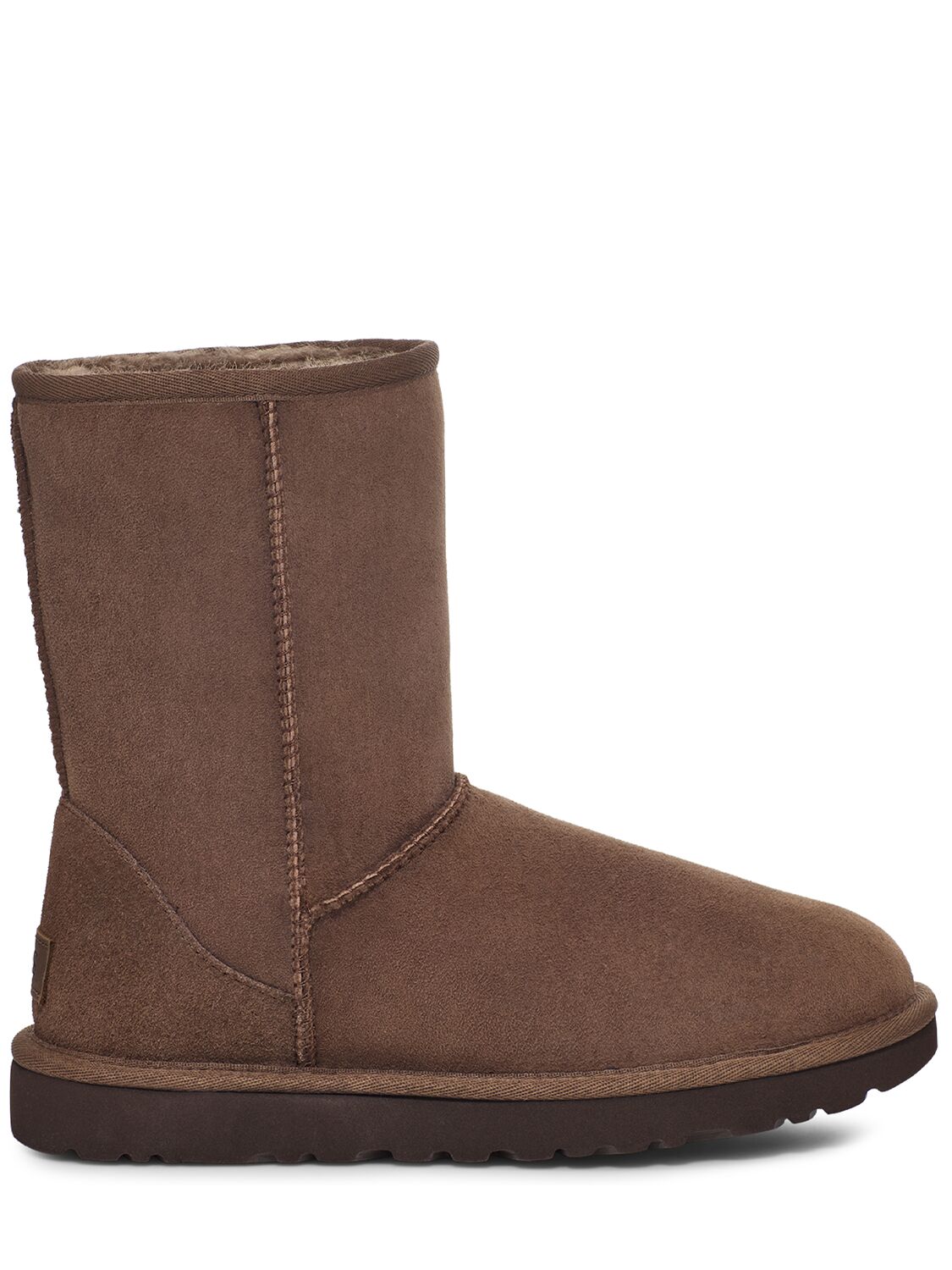 Ugg 10mm Classic Short Ii Shearling Boots In 棕色