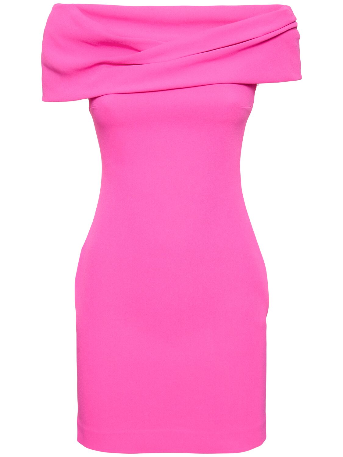 Shop Solace London Neve Crepe Mini Dress In Pink