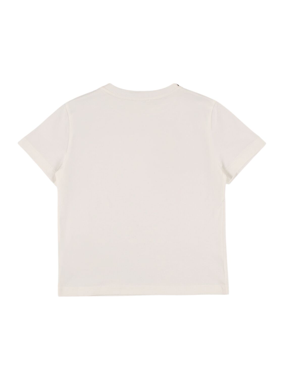 EMBROIDERED COTTON JERSEY T-SHIRT