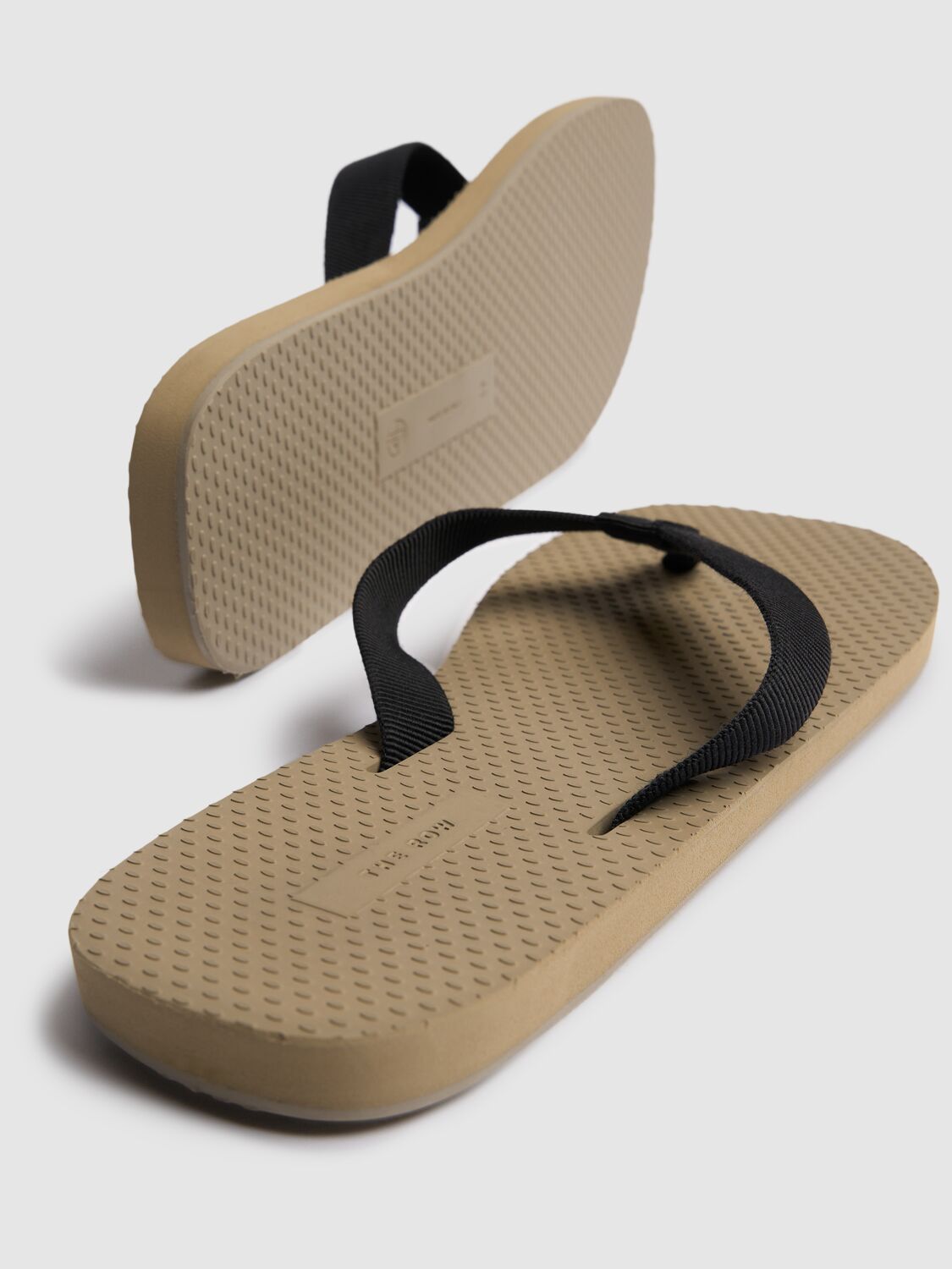 Shop The Row Dune Classic Canvas Flip Flops In Iron Grey