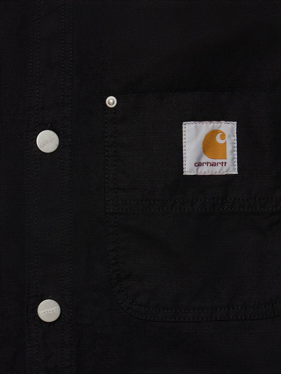 Shop Carhartt Walter Linen Blend Shirt Jack In Rinsed Black