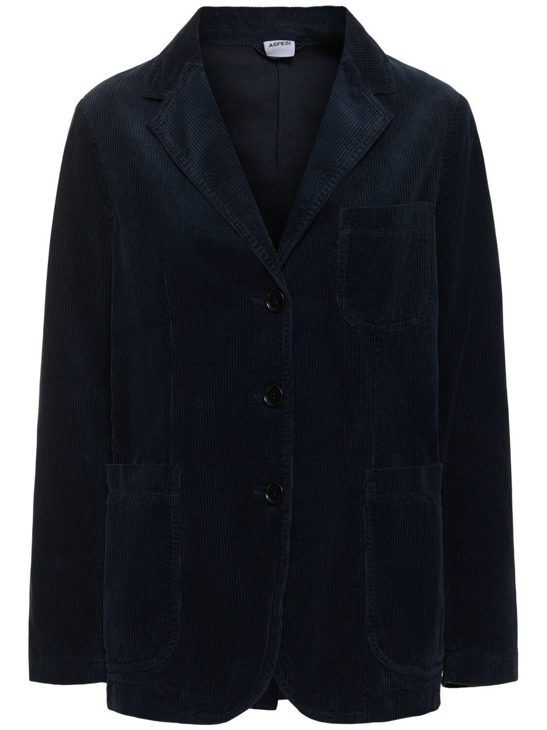 Aspesi Corduroy Jacket In Navy