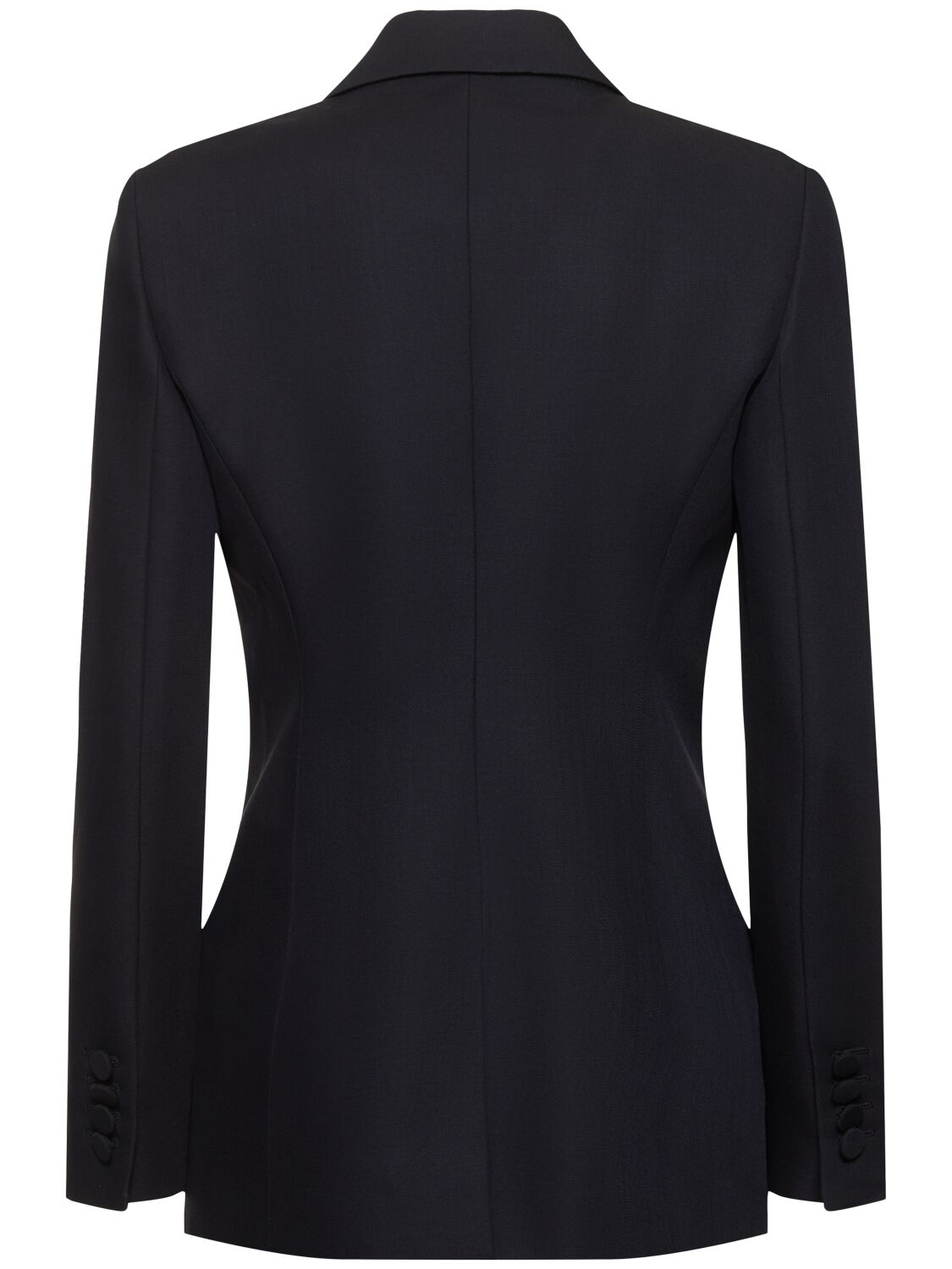 Shop Gucci Single Breast Wool & Mohair Jacket In Black