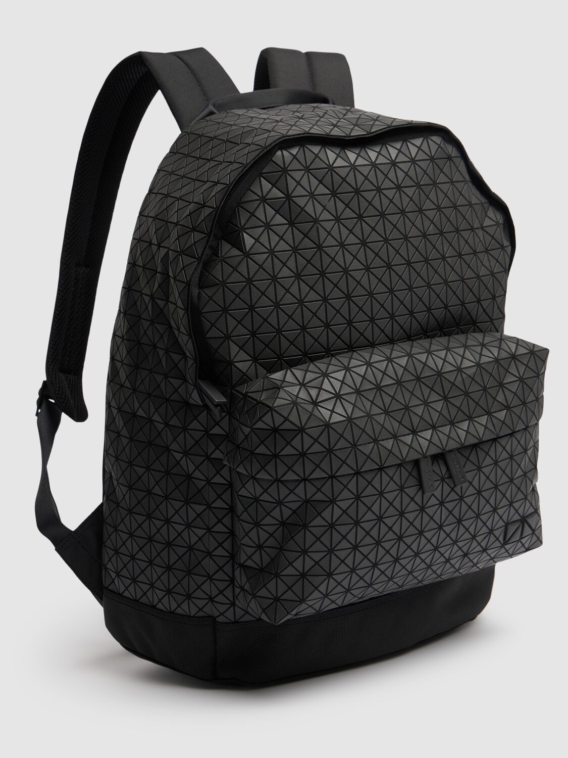 Shop Bao Bao Issey Miyake Daypack Cotton Backpack In Matte Black