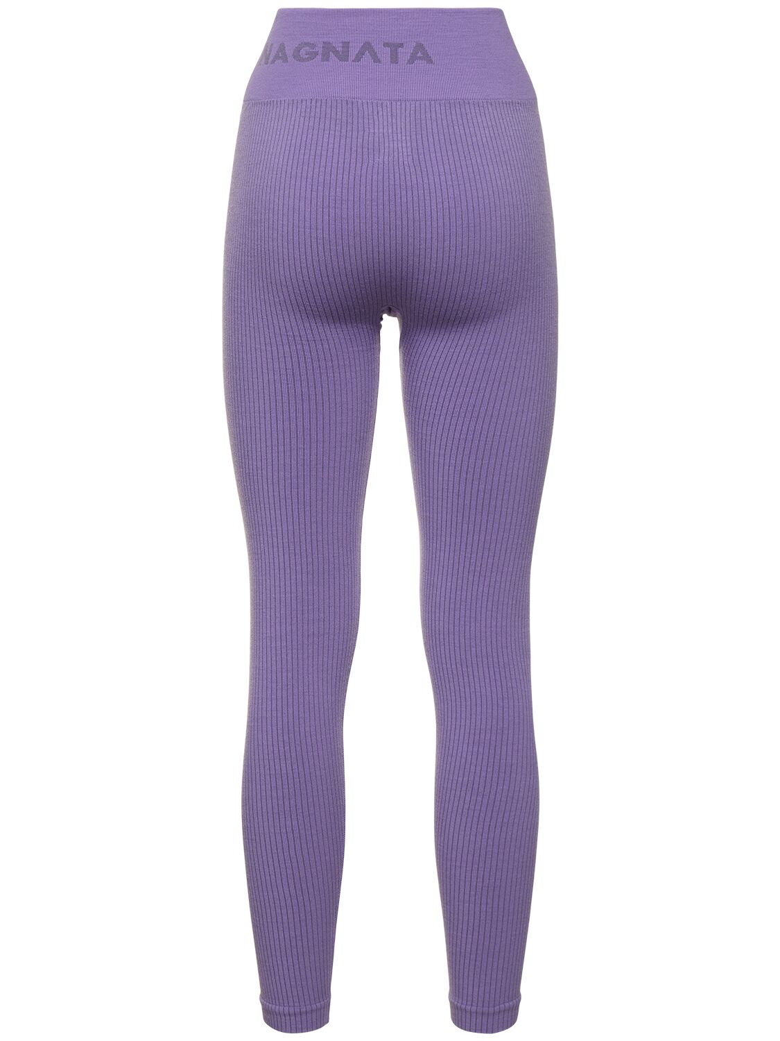 Shop Nagnata Demi Wool Blend Leggings In Iris