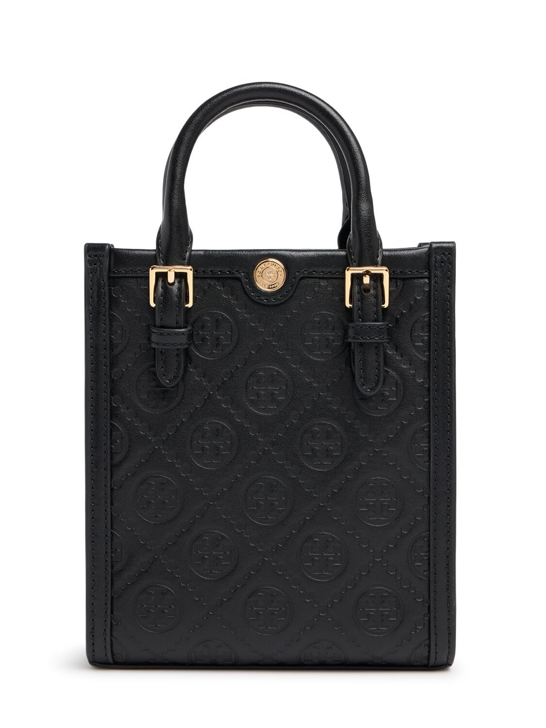 TORY BURCH MINI N/S T MONOGRAM LEATHER BAG