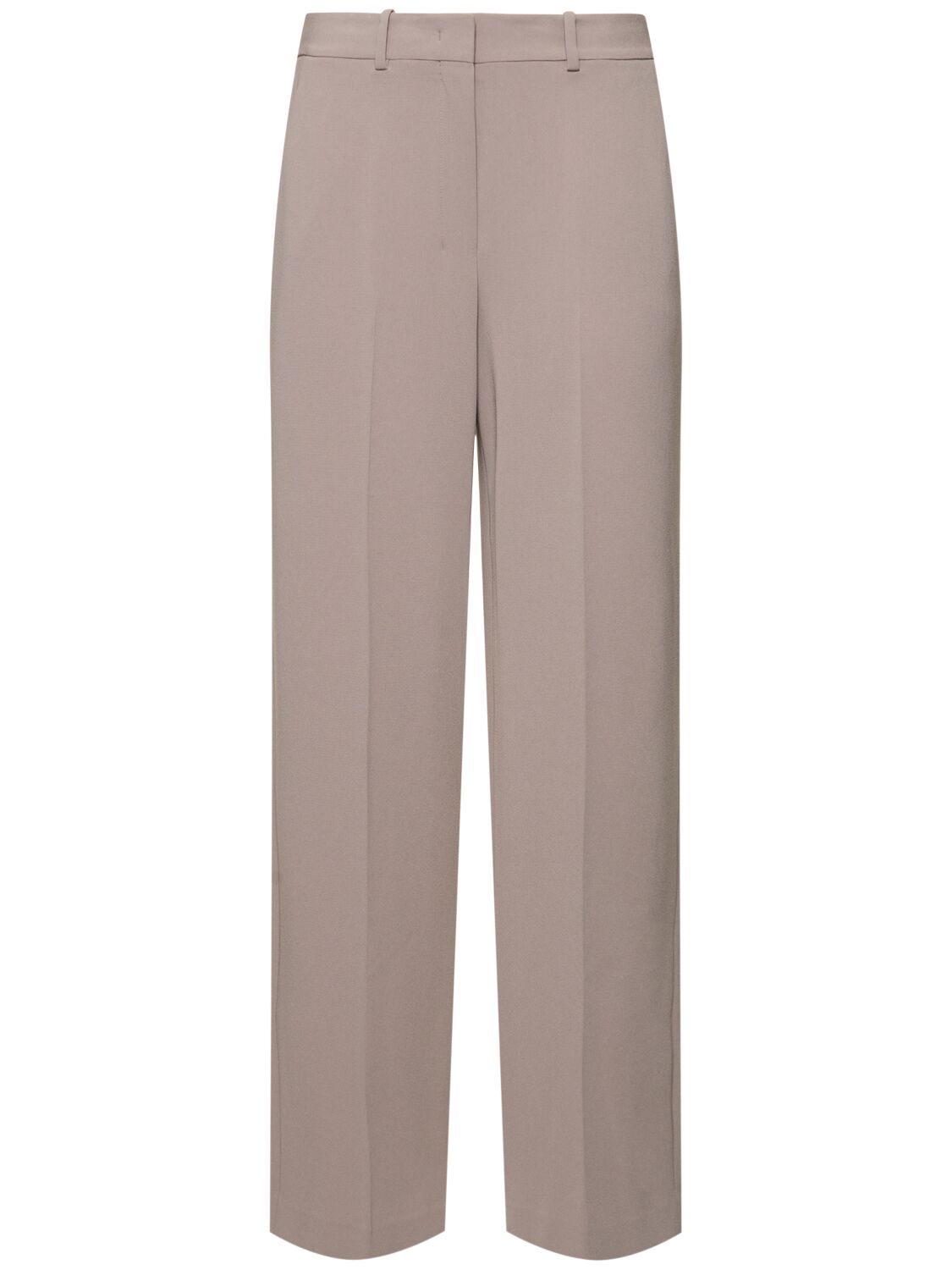 Shop Theory Tailored Wide Leg Pants In Grey