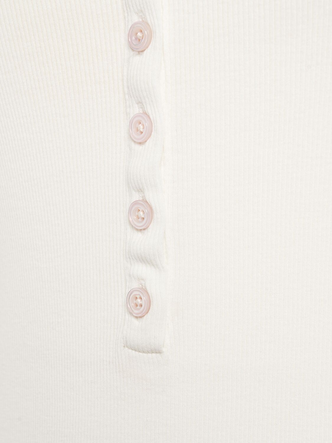 Tom Ford Cotton Blend Rib Jersey Tank Top In White