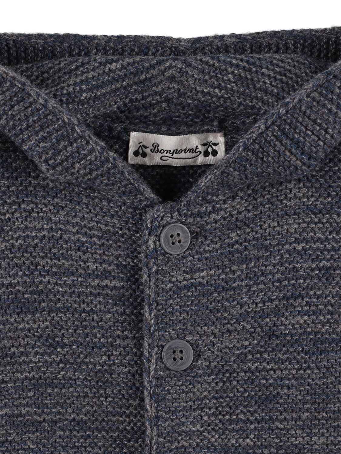 BONPOINT WOOL BLEND HOODED COAT 