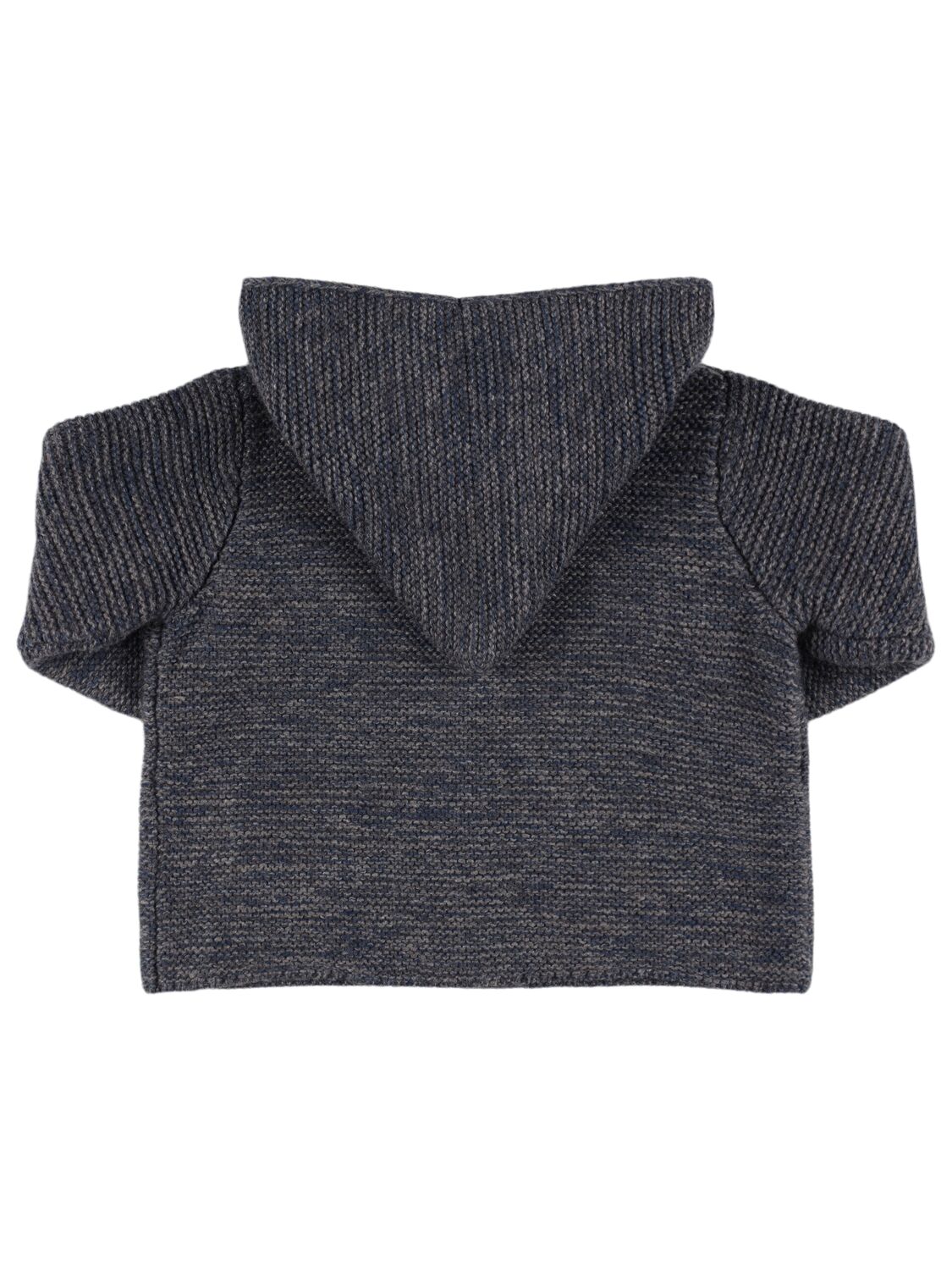 BONPOINT WOOL BLEND HOODED COAT 