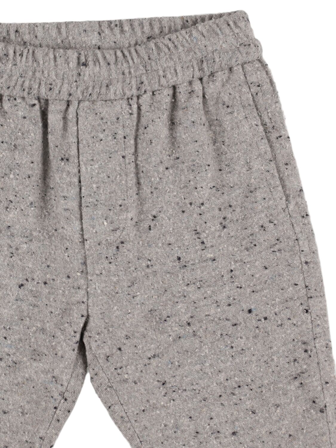 Shop Monnalisa Cotton Jersey Shirt & Pants In Grey/white