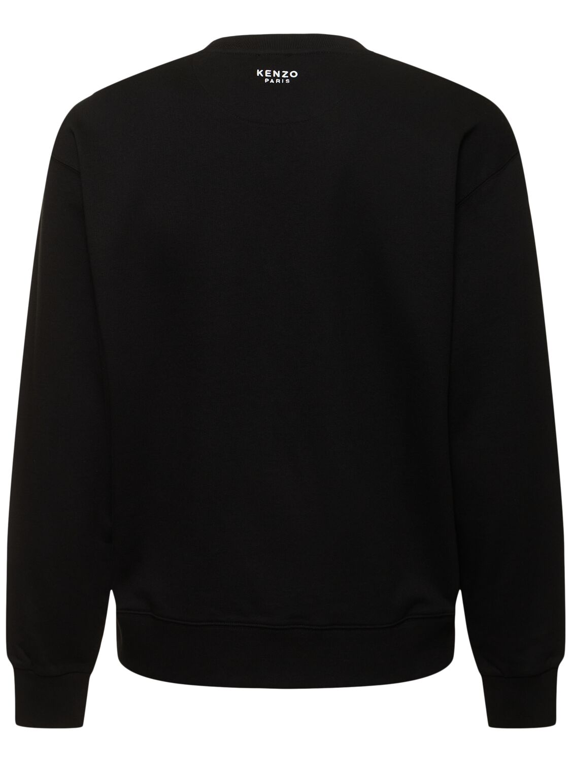 Shop Kenzo Lucky Tiger Cotton Sweatshirt In Black