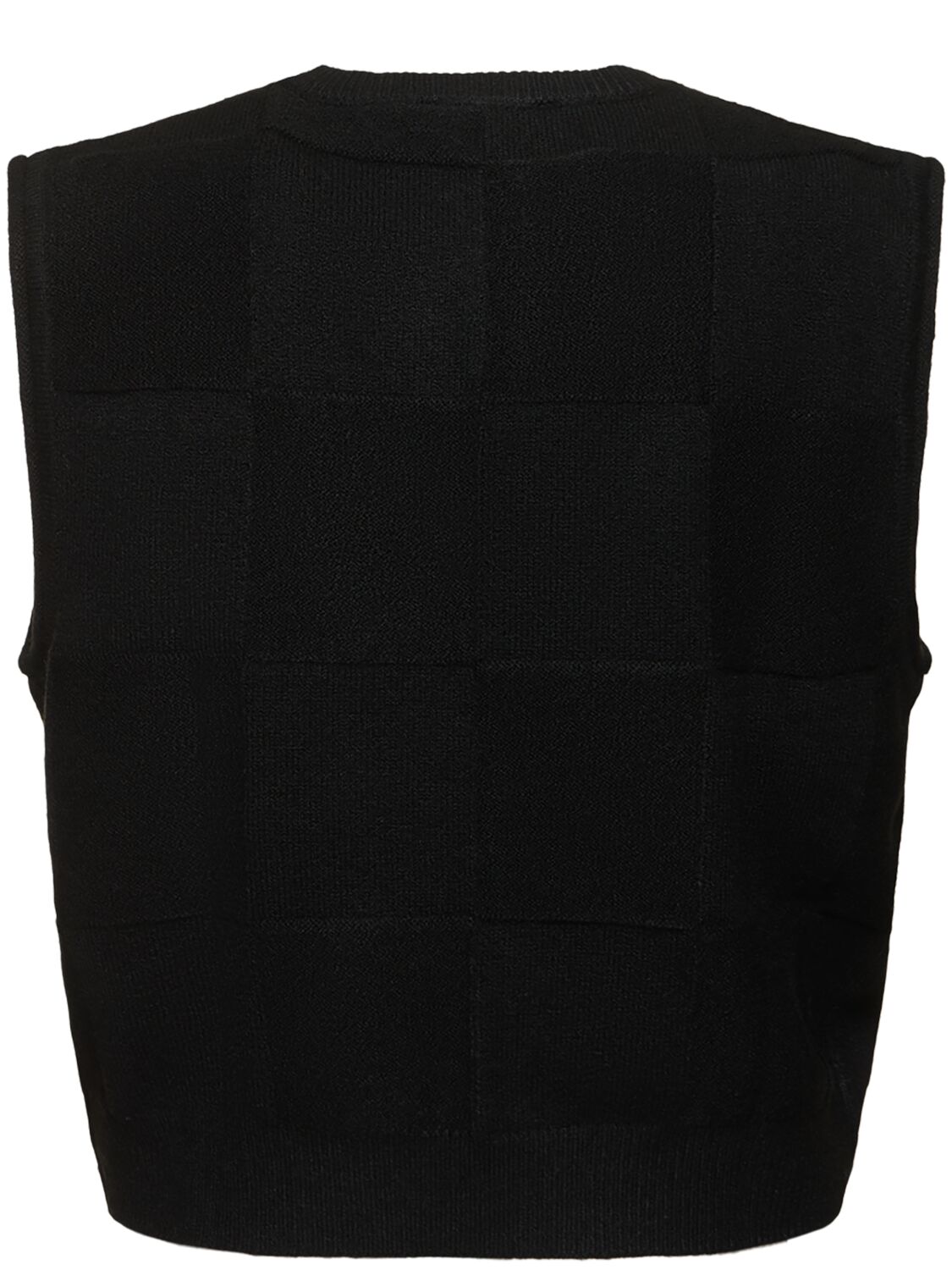 Shop Dunst Unisex Essential Knit Vest In Black