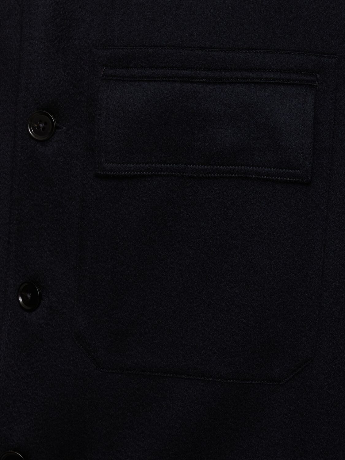 Shop Zegna Cashmere Leisure Overshirt In Blue