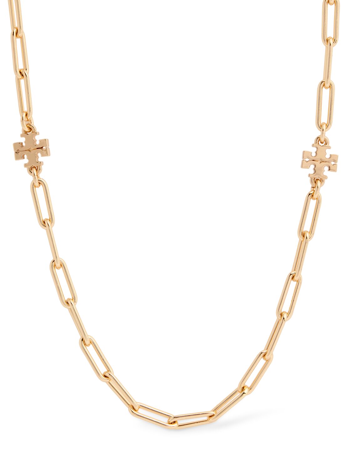 Tory Burch Good Luck Collar Necklace In Gold