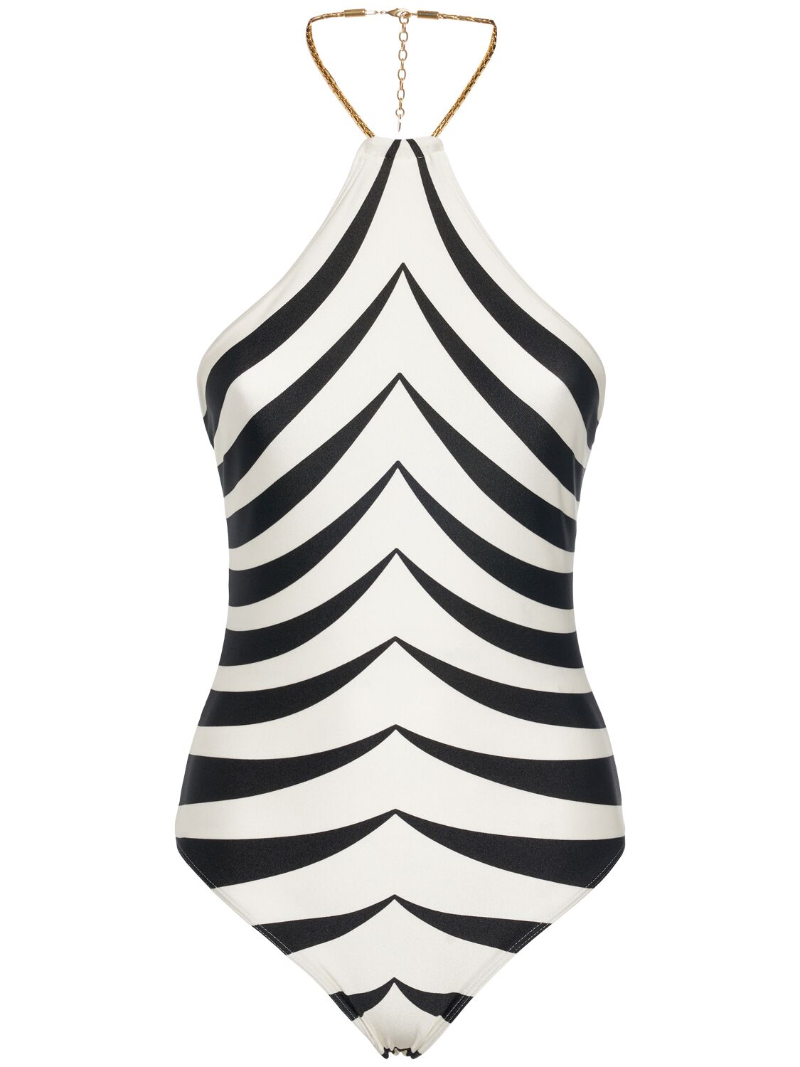 Printed Jersey One Piece Swimsuit