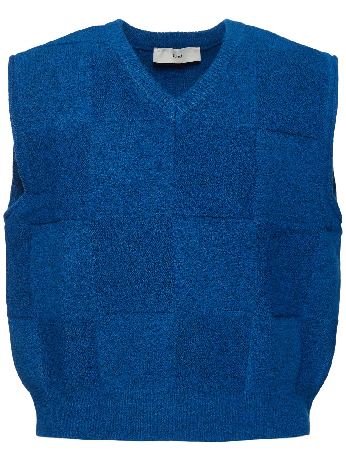 Dunst Unisex Essential Knit Vest In Blue