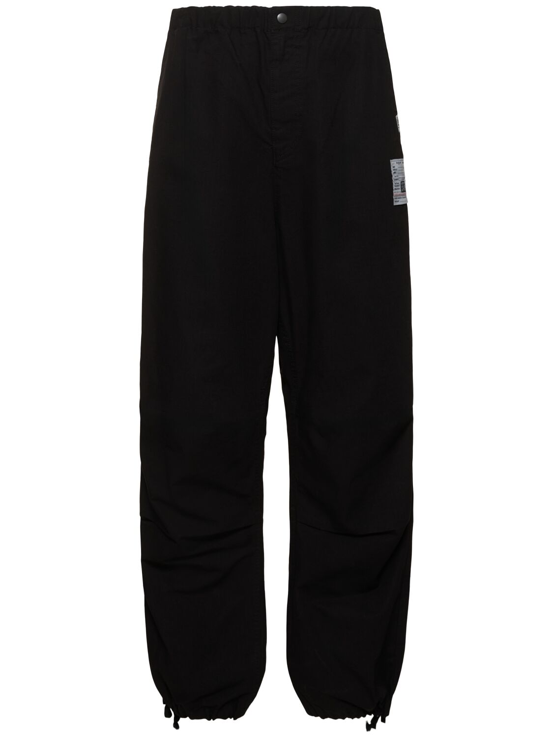 Miharayasuhiro Cotton Ripstop Parachute Pants In Black