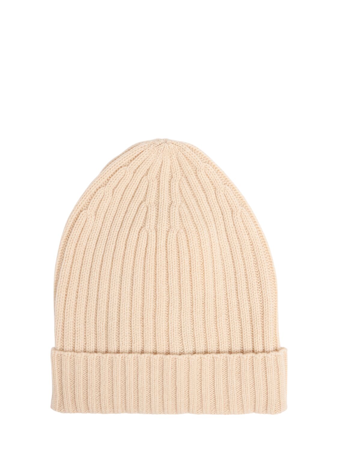 Piacenza Cashmere Cashmere Knit Fisherman Beanie In Cream