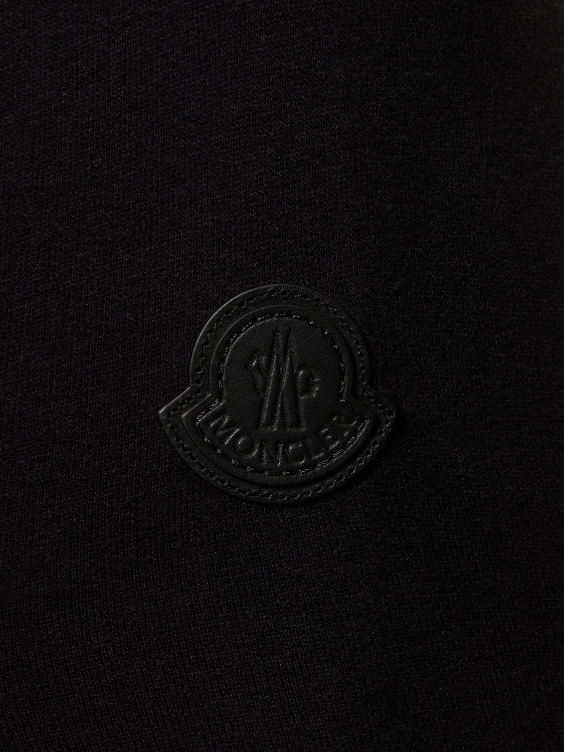 Shop Moncler Cotton & Cashmere Sweatshirt In Black