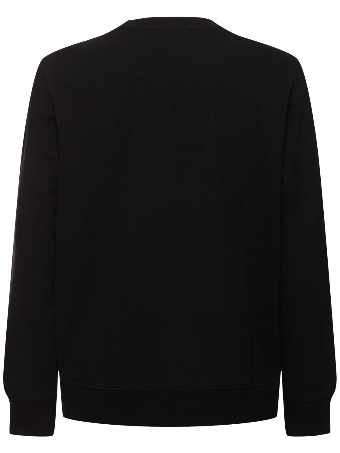 Shop Moncler Cotton & Cashmere Sweatshirt In Black