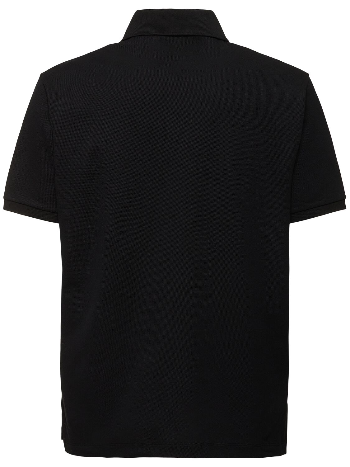 GUCCI WEB STRETCH COTTON PIQUET POLO SHIRT