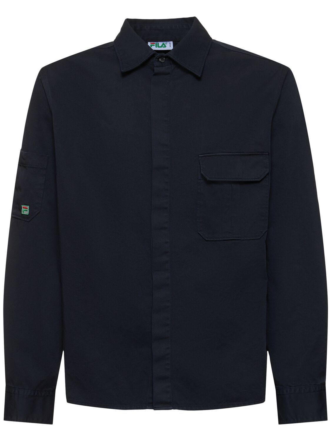 Fila F+ Utility Shirt In Rich Deep Navy