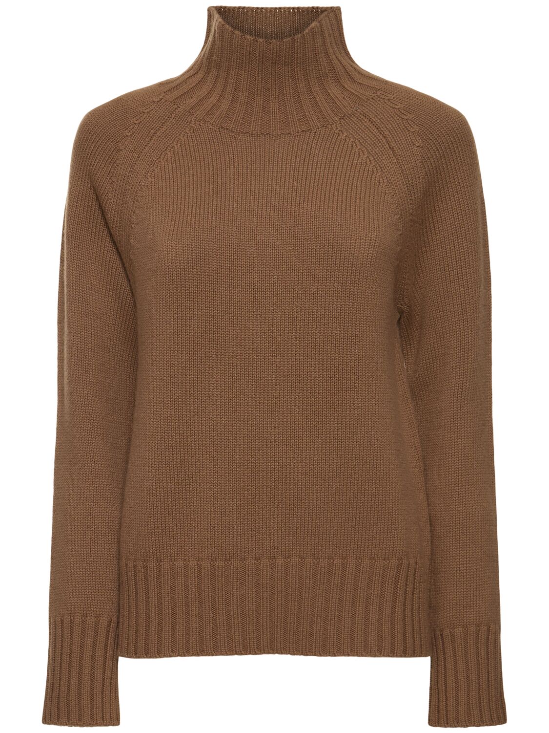 's Max Mara Mantova Knit Turtleneck Sweater In Brown