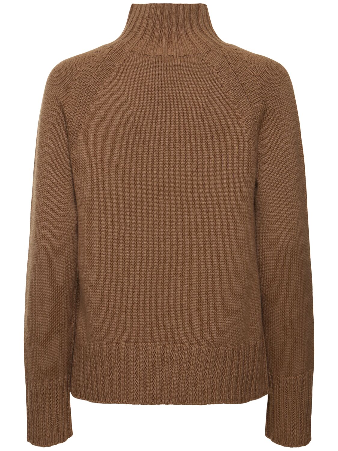 Shop 's Max Mara Mantova Knit Turtleneck Sweater In Brown