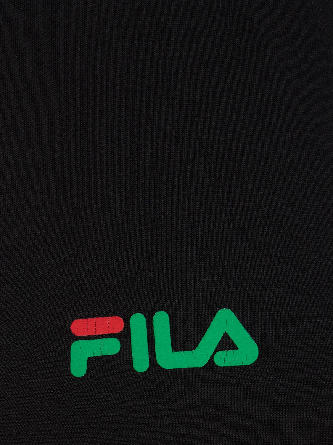 Shop Fila F+ Milano T-shirt In Jet Black