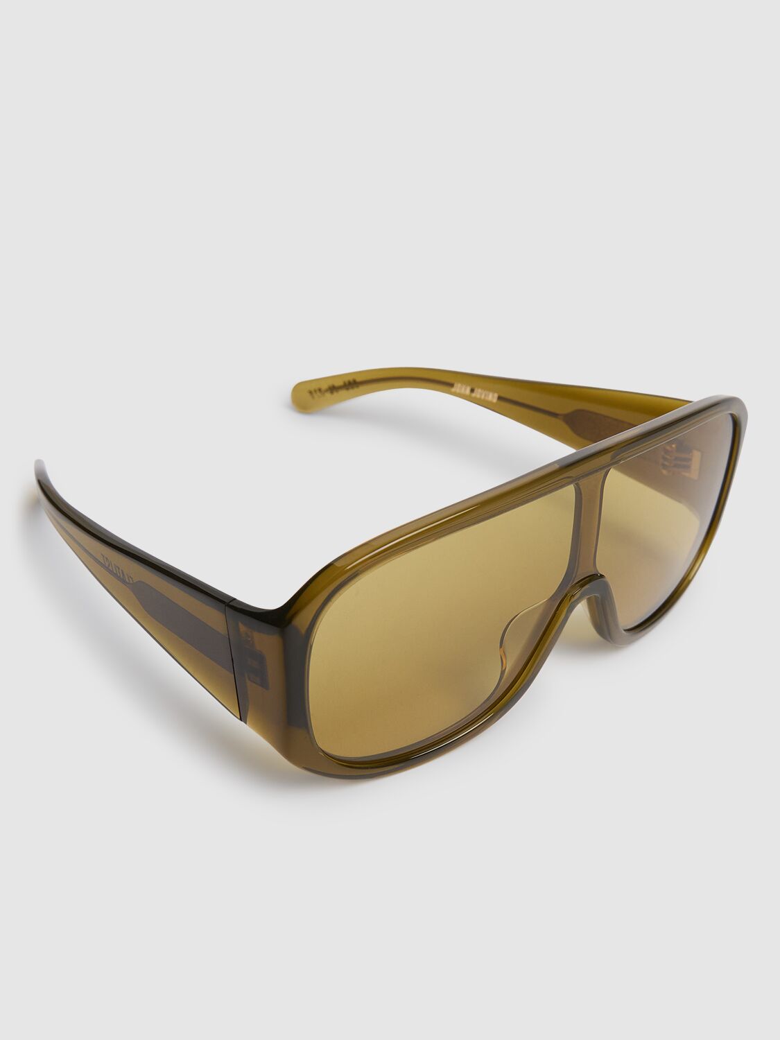 Shop Flatlist Eyewear John Jovino Sunglasses In Olive/smoked