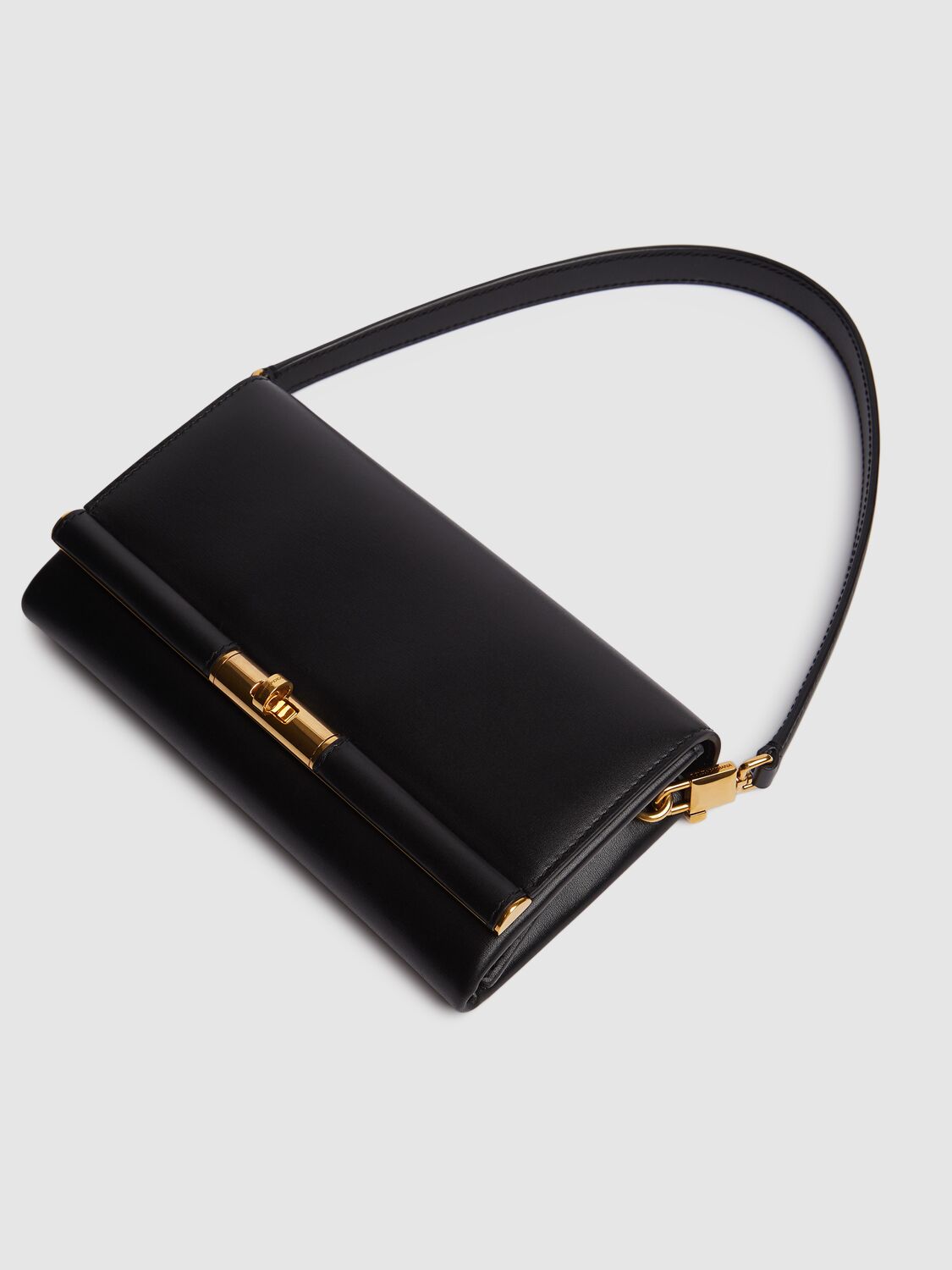 Dolce & Gabbana Marlene Leather Wallet Bag In Black