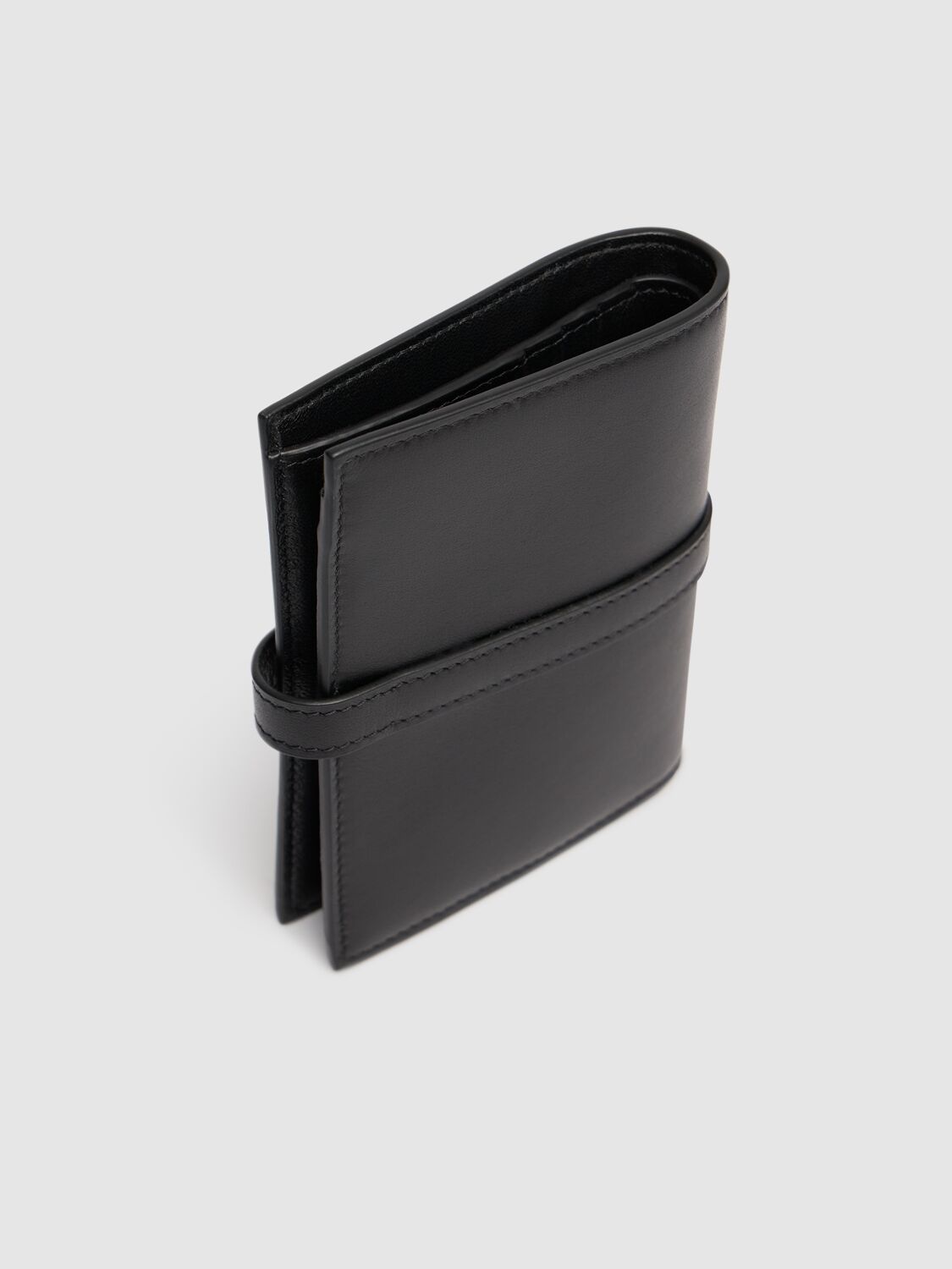 Shop Marni Bifold Leather Wallet In Black