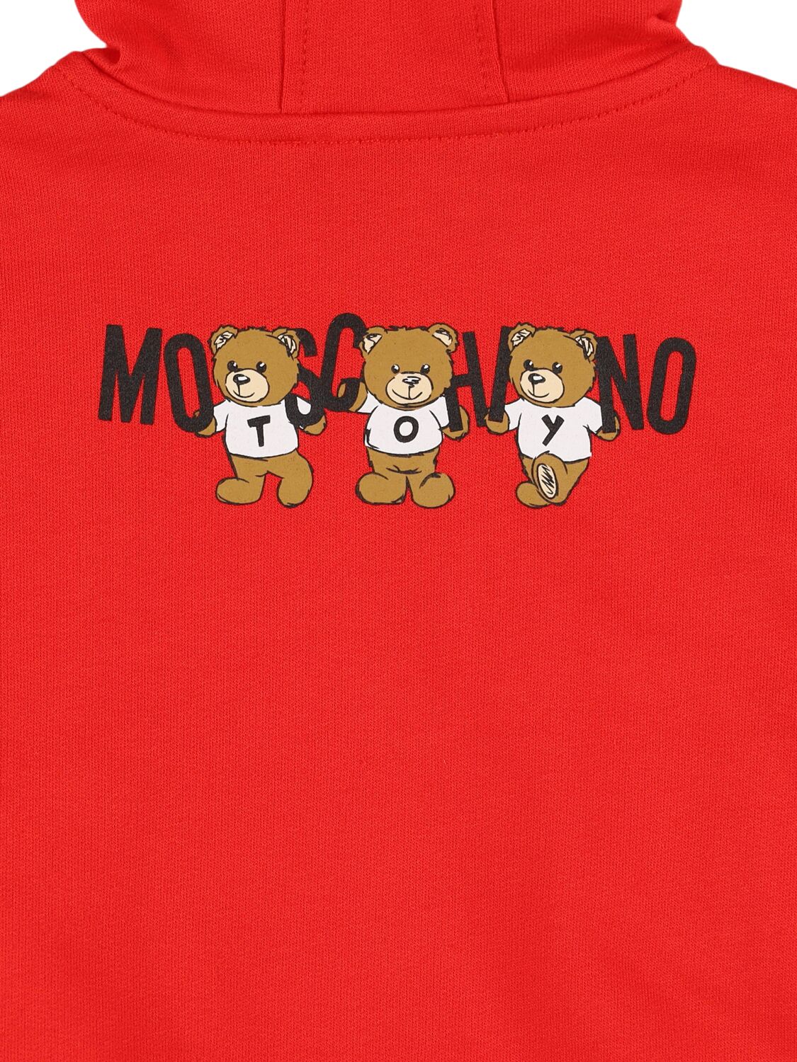 Shop Moschino Cotton Sweatshirt & Sweatpants In Red