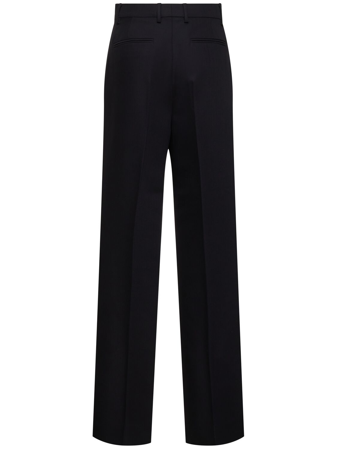 Shop Gucci Wool Pants In Black