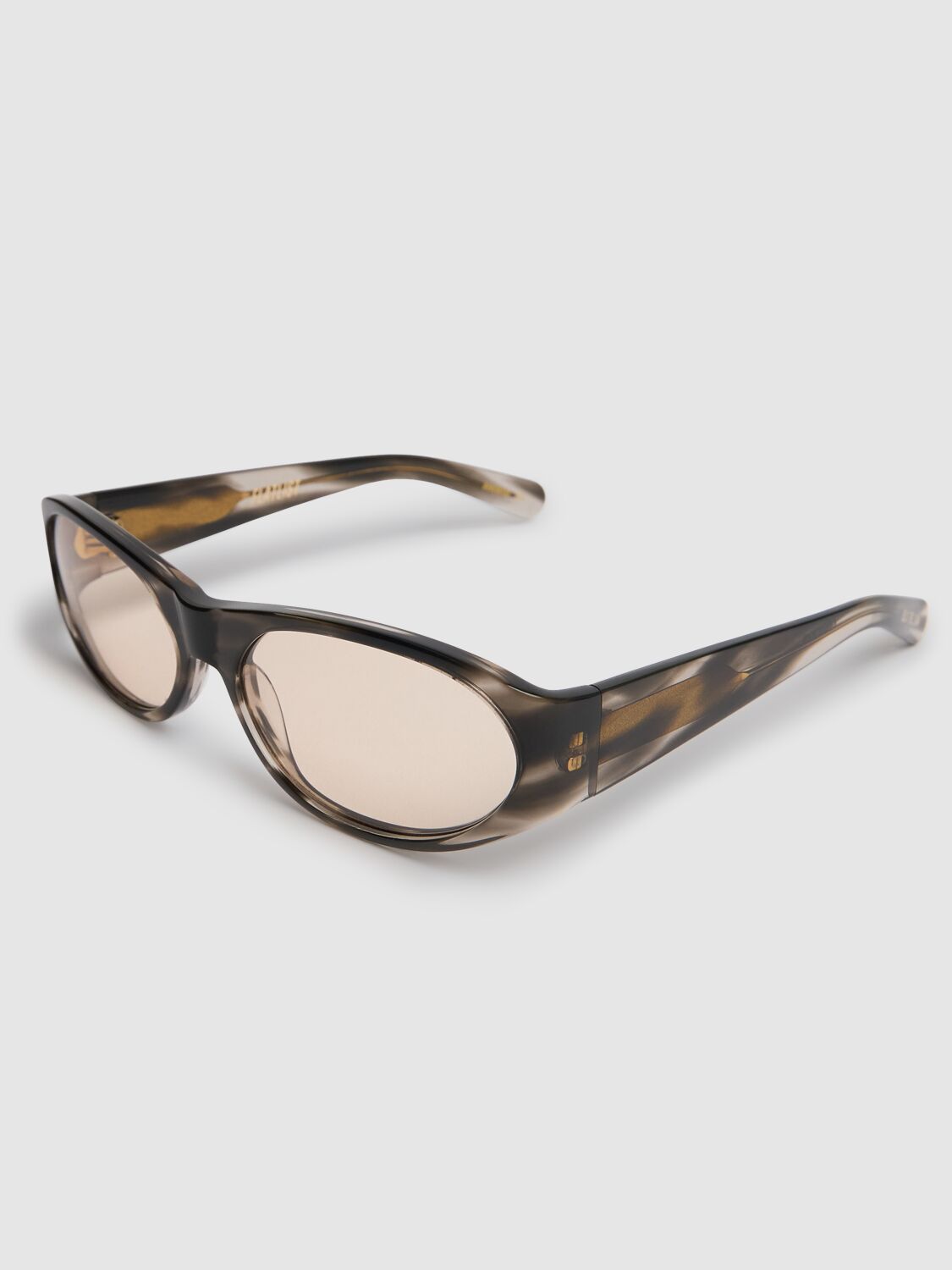 Shop Flatlist Eyewear Eddie Kyu Sunglasses In Havana/dust