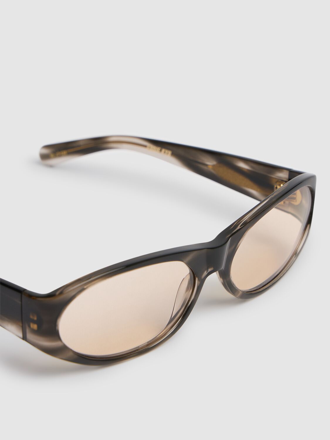 Shop Flatlist Eyewear Eddie Kyu Sunglasses In Havana/dust