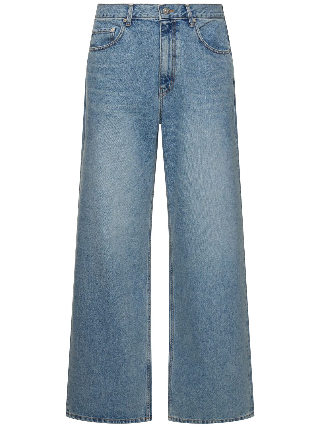 Dunst Low-rise Wide Jeans In Light Blue