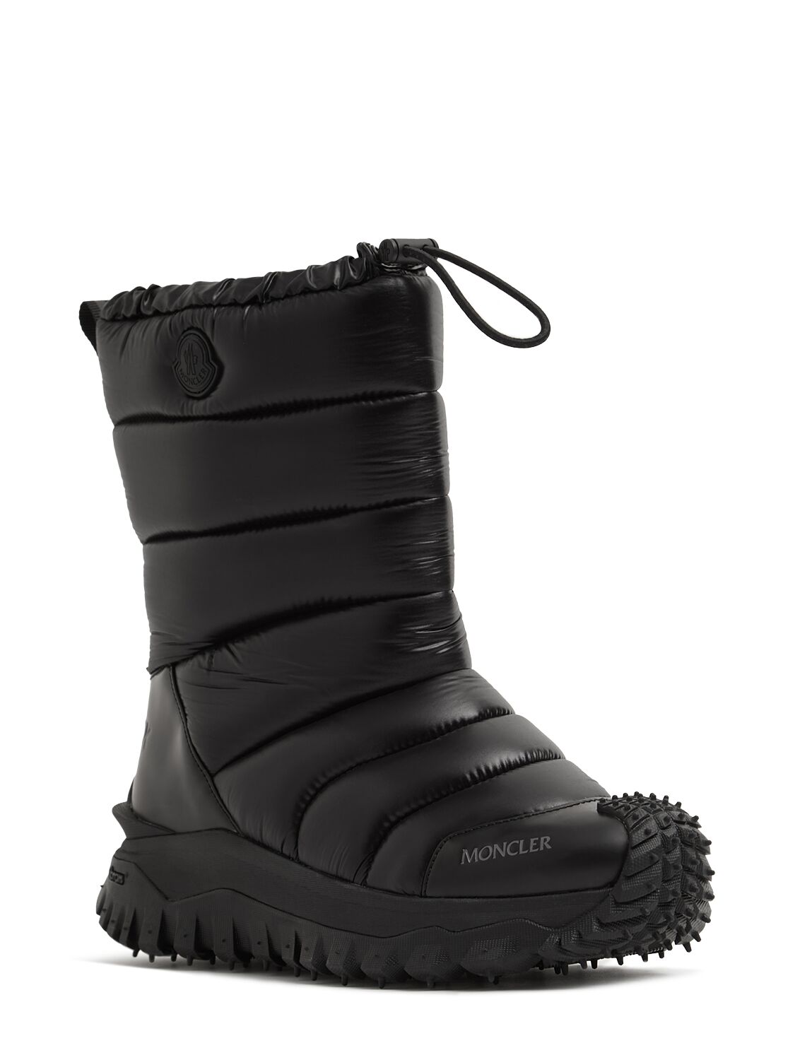 Shop Moncler Trailgrip Après Tech High Boots In Black