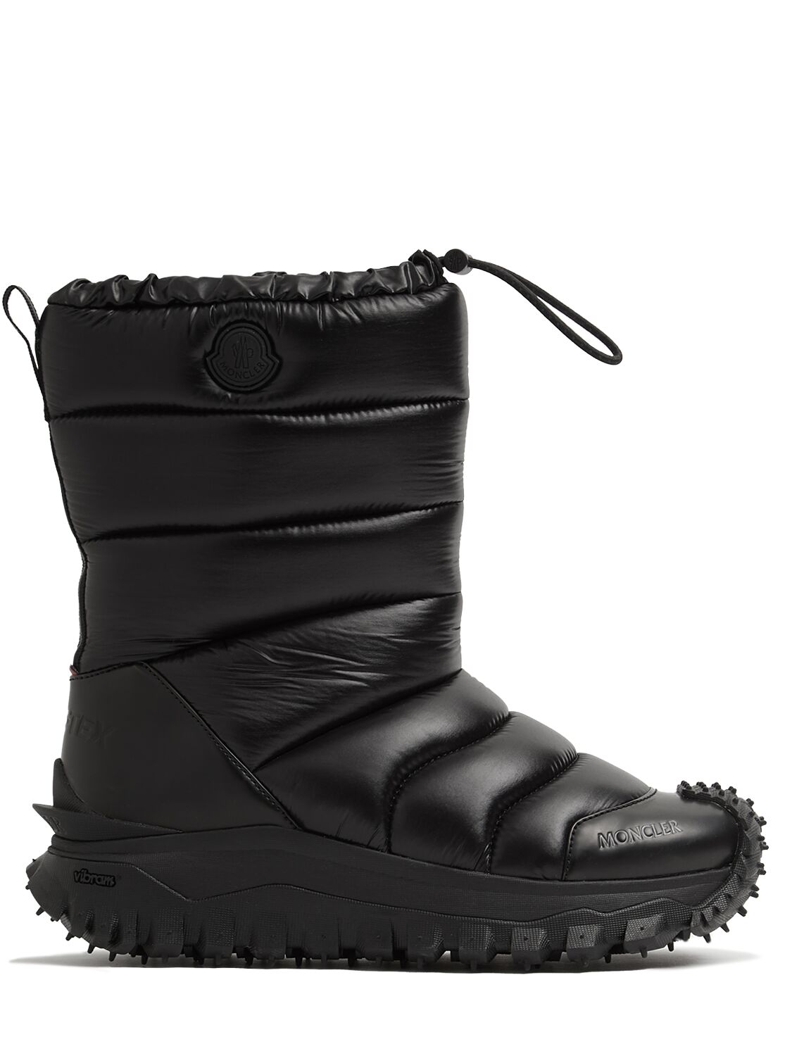 Shop Moncler Trailgrip Après Tech High Boots In Black