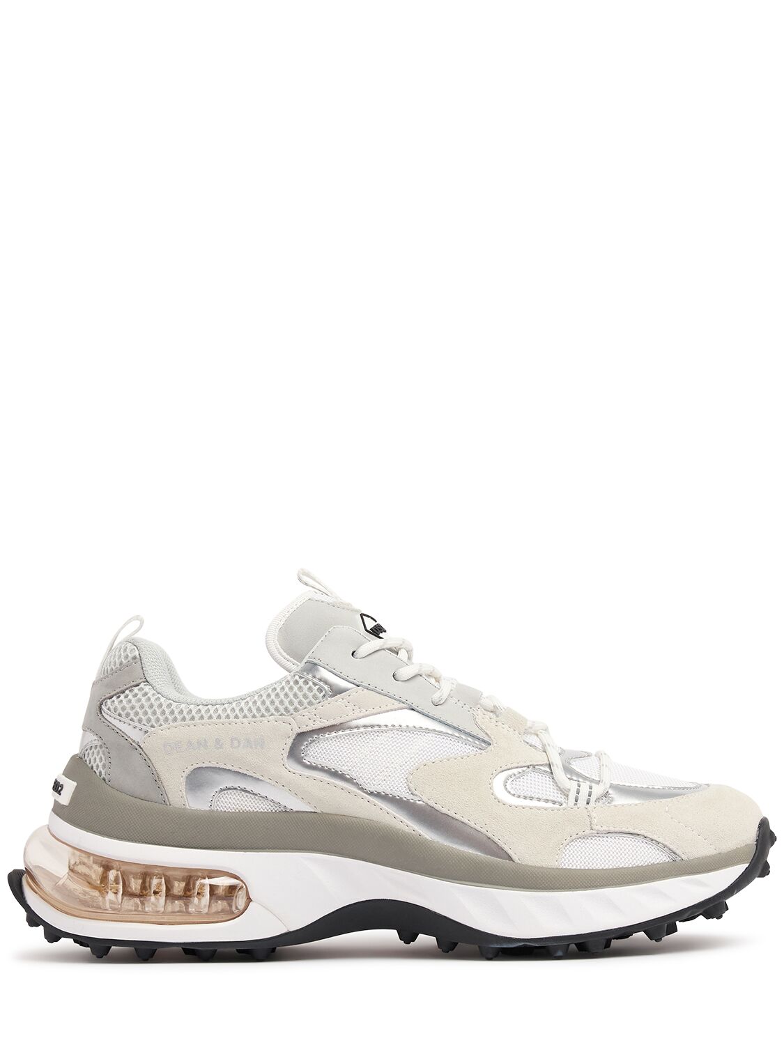 Shop Dsquared2 Bubble Low Top Sneakers In Bianco Grey