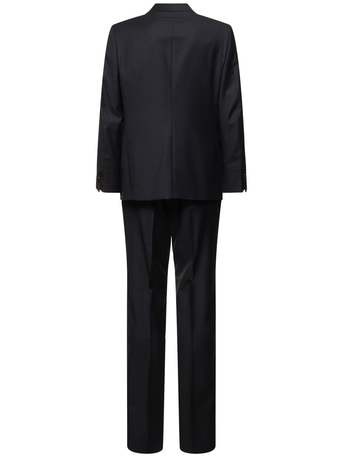 Shop Zegna Wool Suit In Midnight