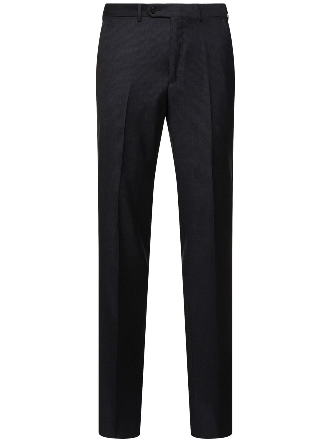 Shop Zegna Wool Suit In Midnight