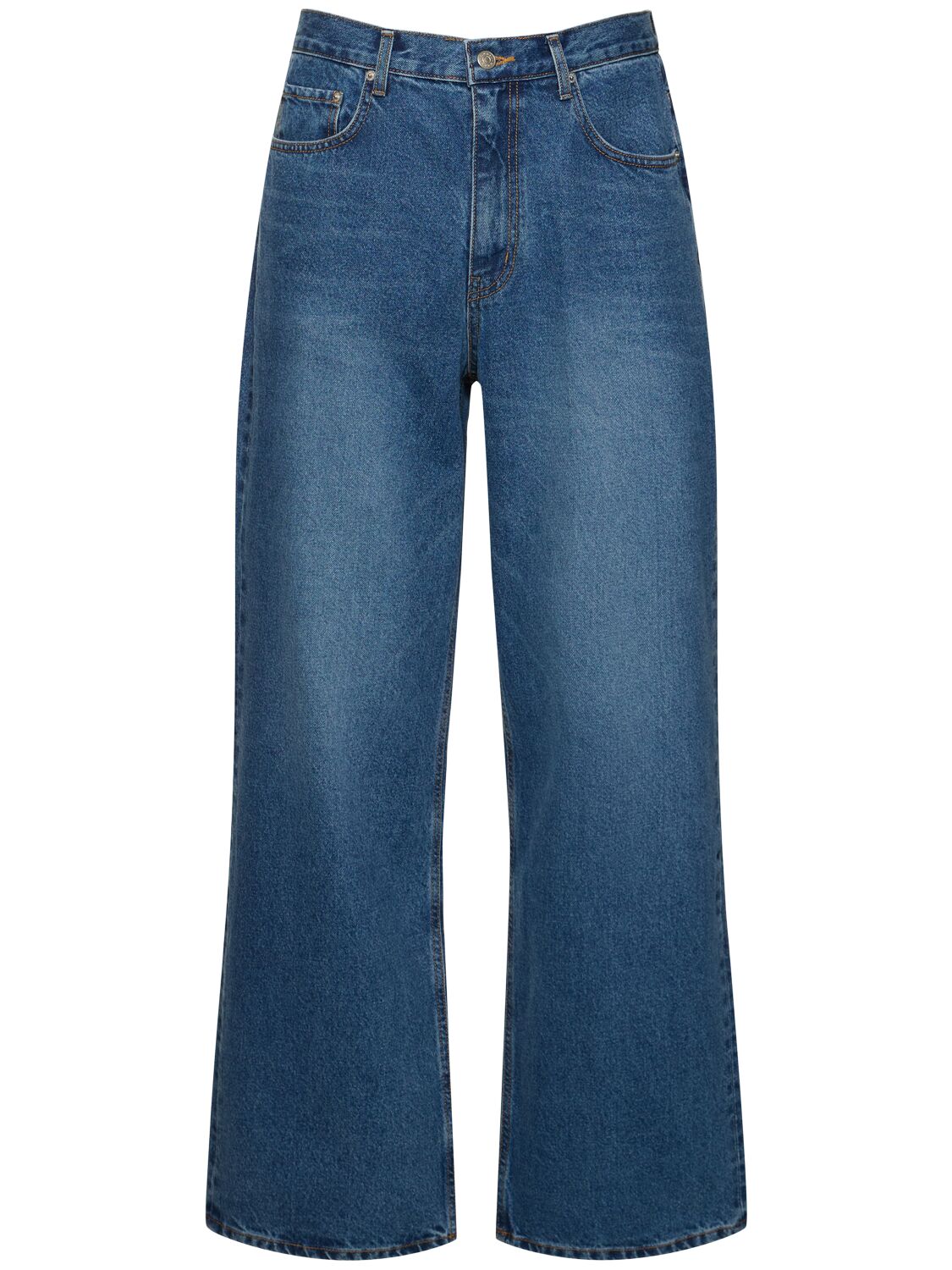 Dunst Low-rise Wide Jeans In Vintage Blue