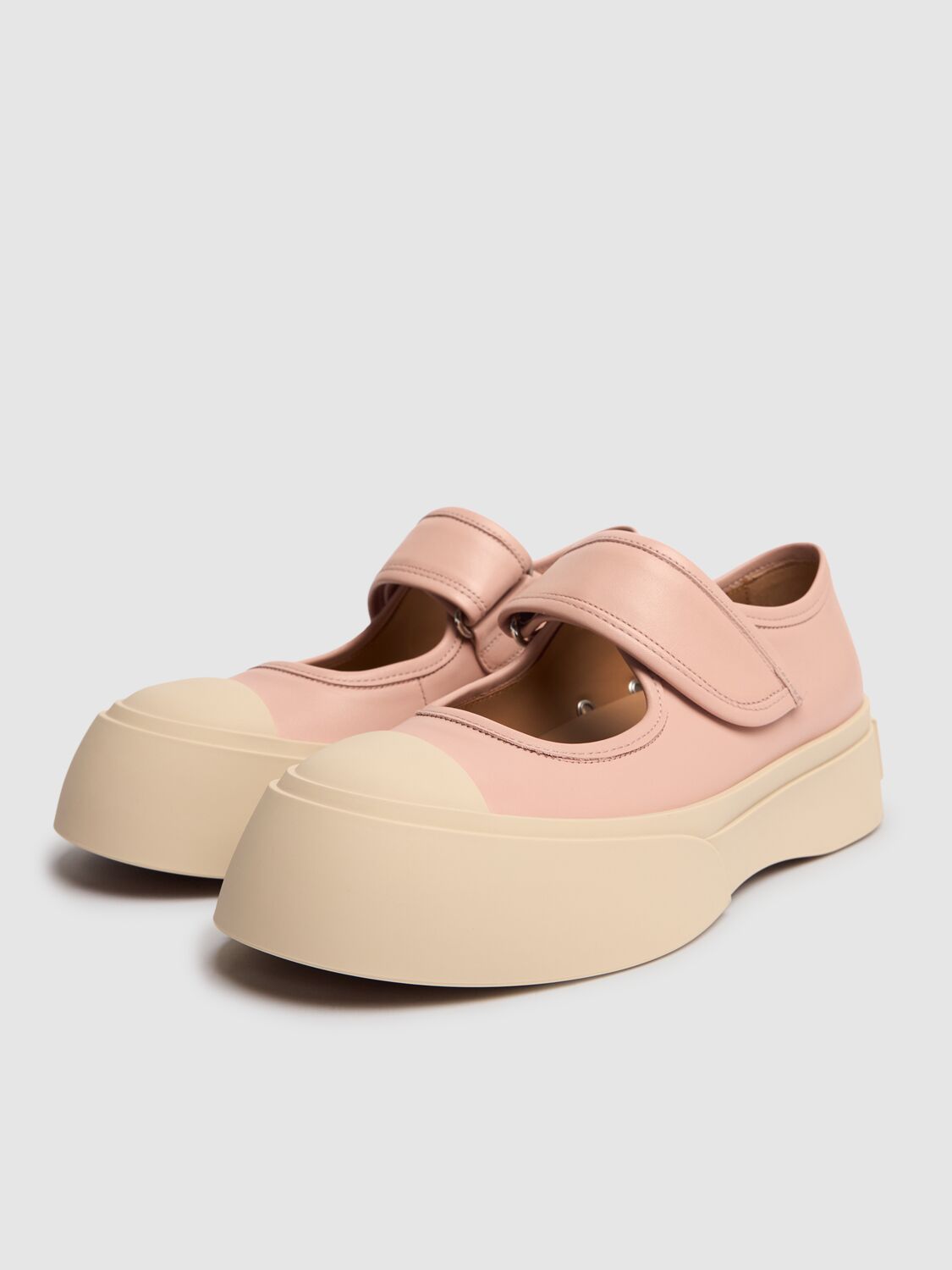 Shop Marni 20mm Pablo Mary Jane Shoes In Antique Rose