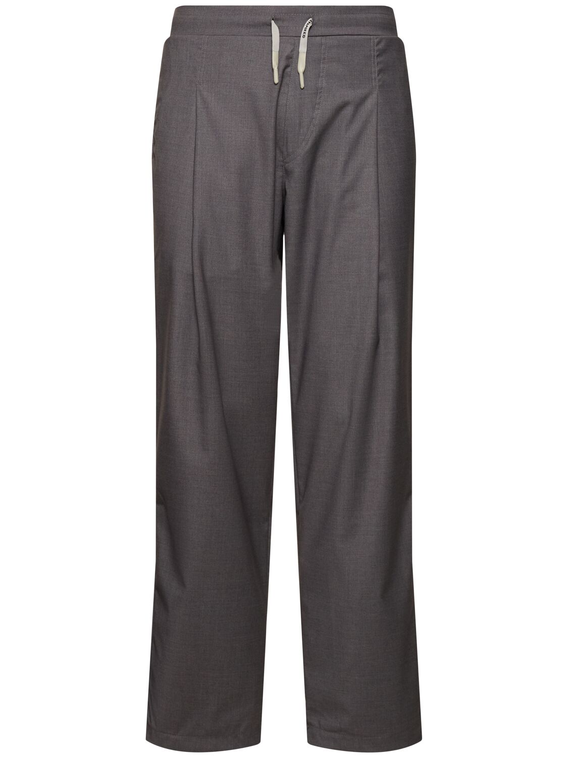 A Paper Kid Flannel Pants In Grey