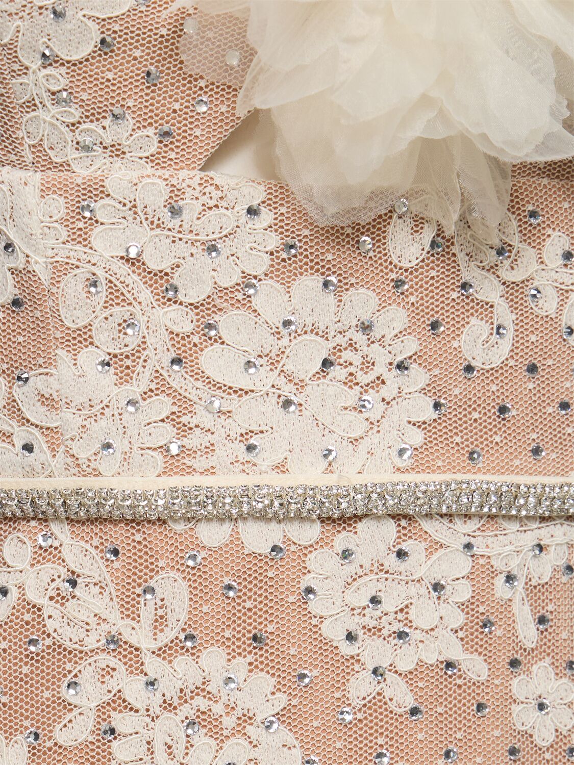 SELF-PORTRAIT EMBELLISHED LACE MAXI DRESS 