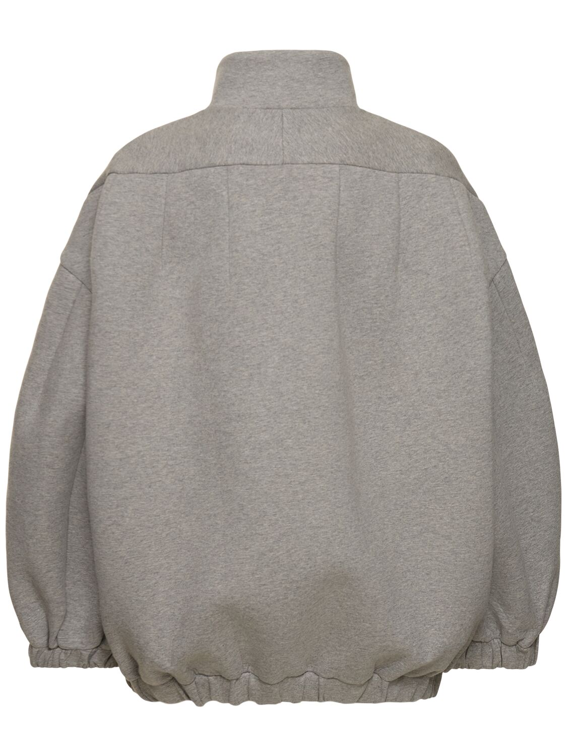 Shop Dries Van Noten Huntas Oversized Jersey Sweatshirt In 灰色